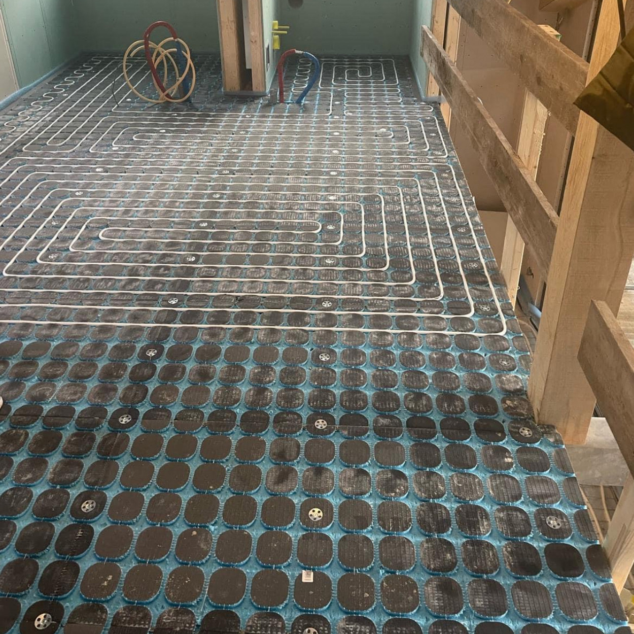 Wedi Plaat Gefreesd voor Vloerverwarming
